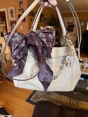 Coach blush pink small Lexi shoulder bag F23537, Rose Wristlet, Chain & Charm
